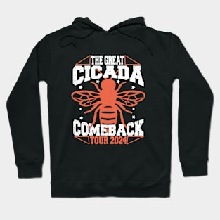 The Great Cicada Comeback Tour 2024 Hoodie